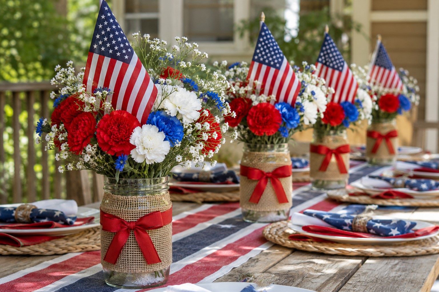 Patriotic Flag Centerpiece