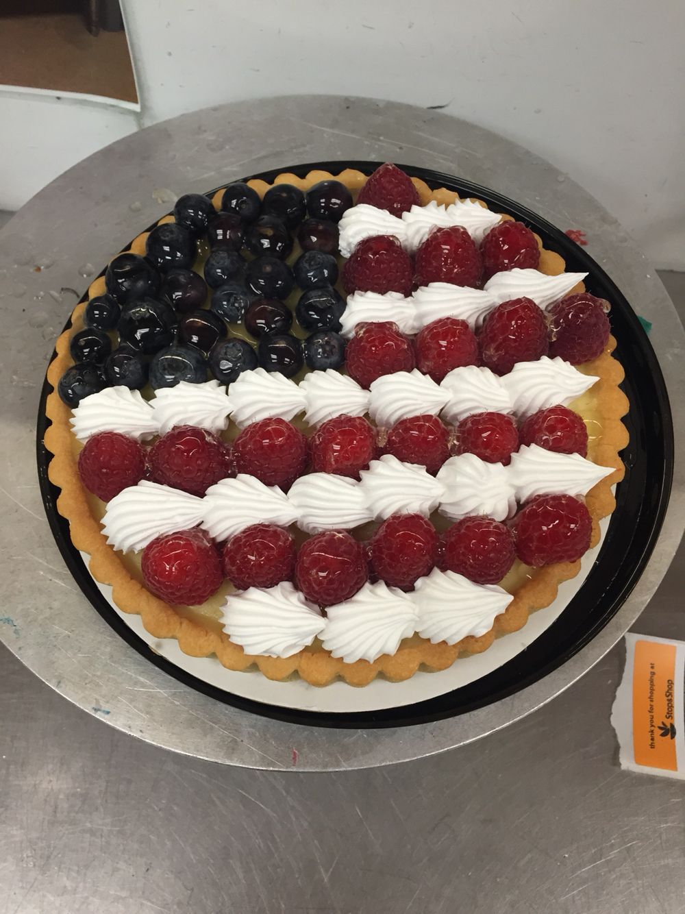 Patriotic Fruit Tart