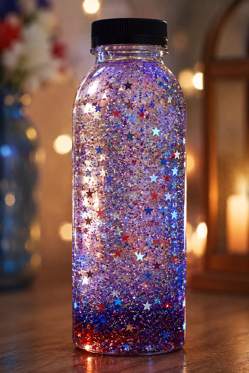 Slow Motion Fireworks Bottle