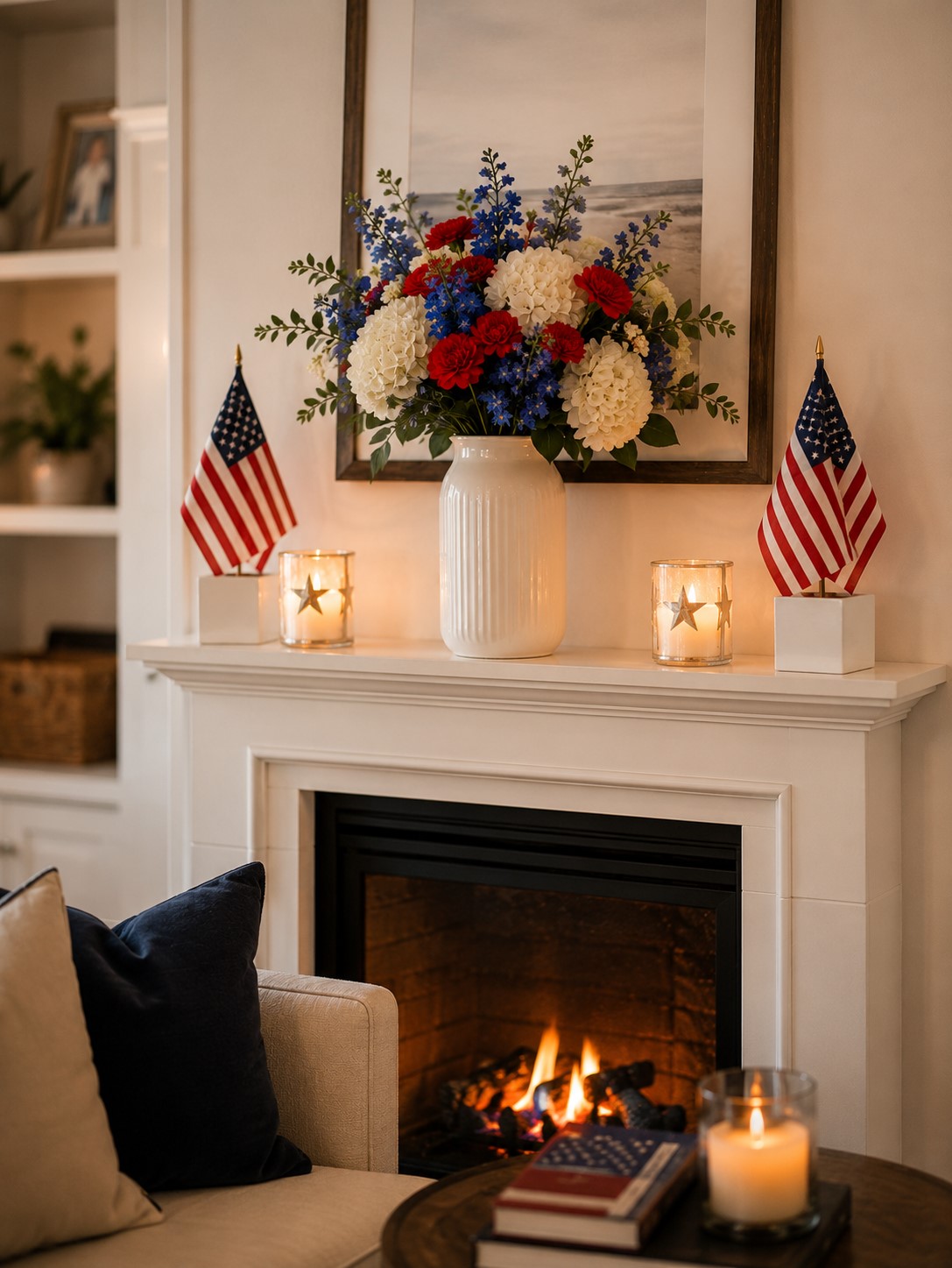 Small Mantle Minimalist Display