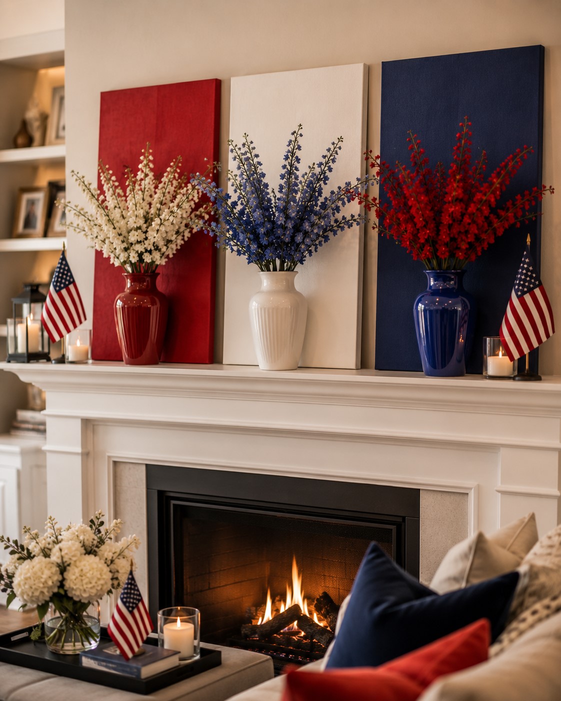 The Bold Color Block Mantle