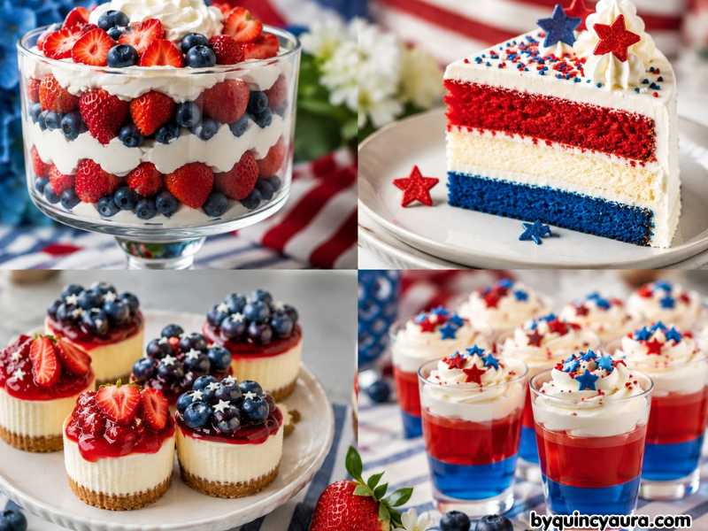 different desserts
