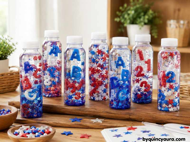 15 Patriotic Fireworks Sensory Bottles Kids Will Play With Long After July 4th