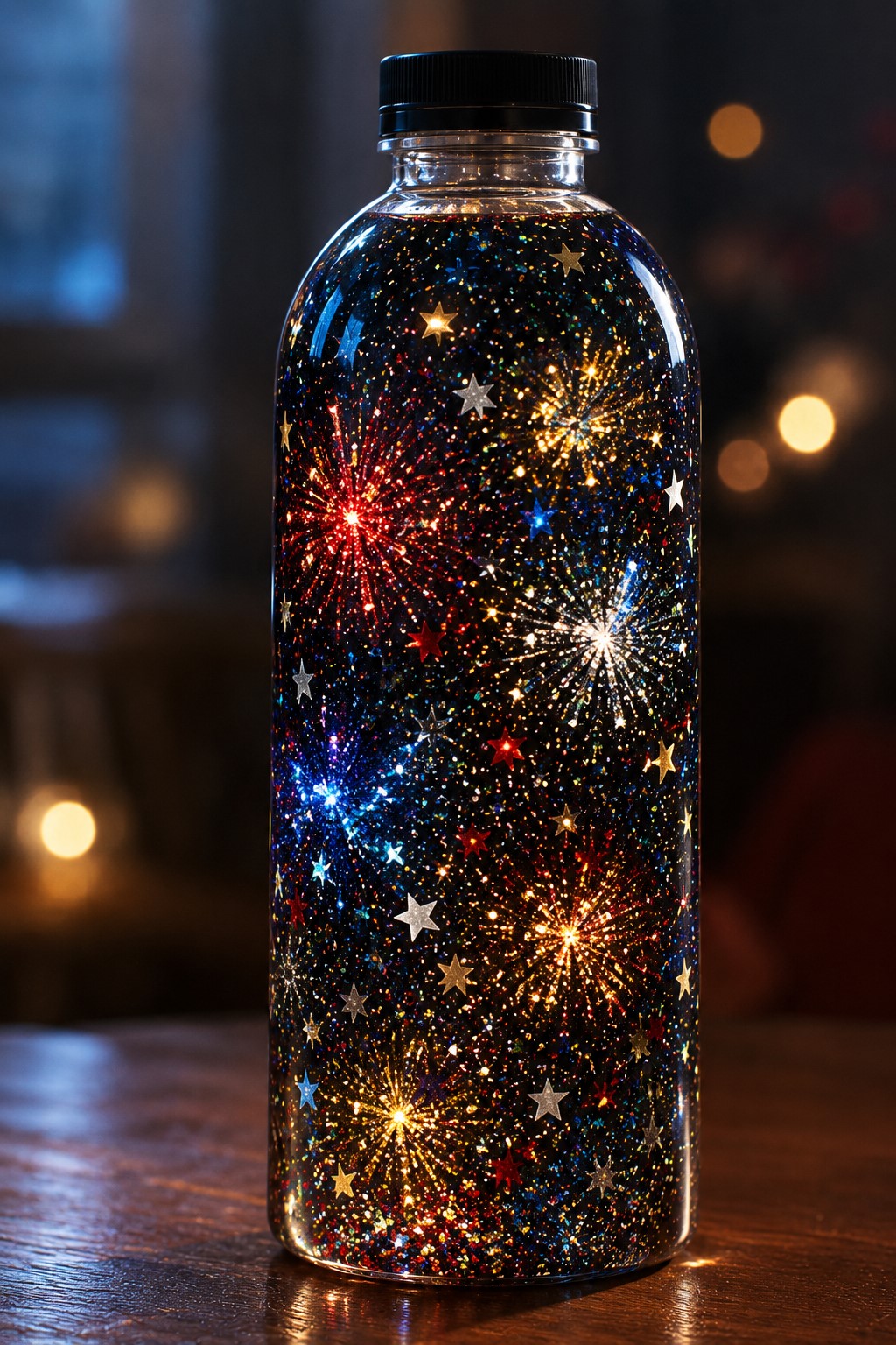 Fireworks Burst Bottle
