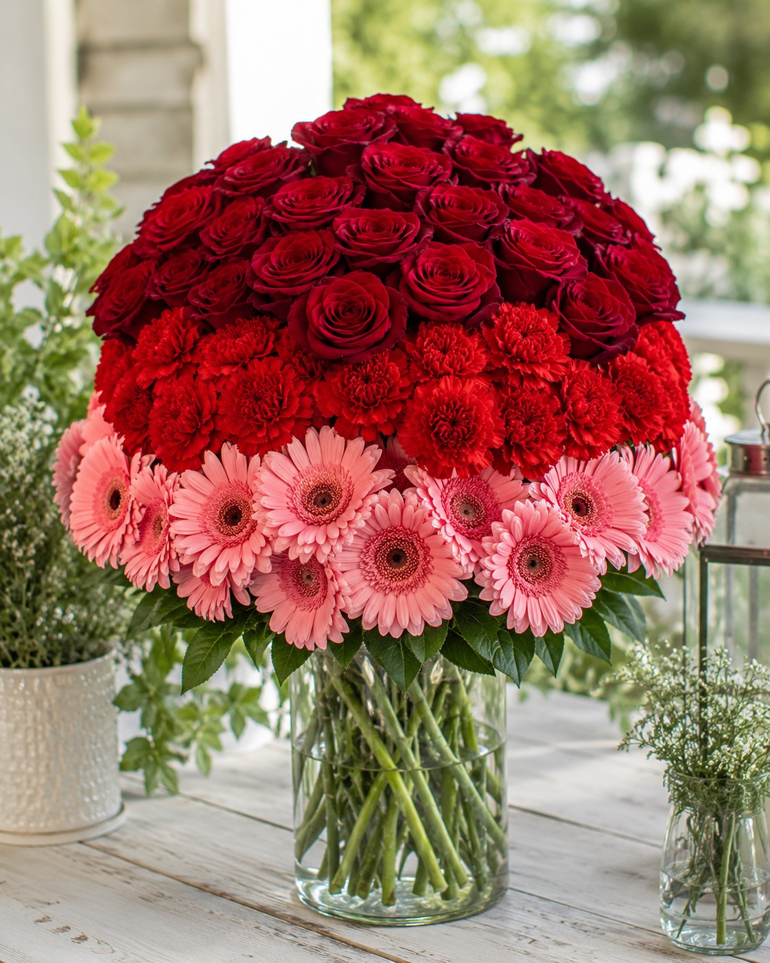 different flowers