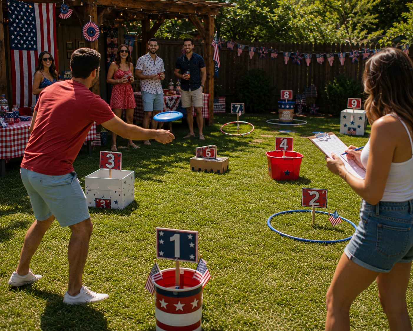 frisbee game