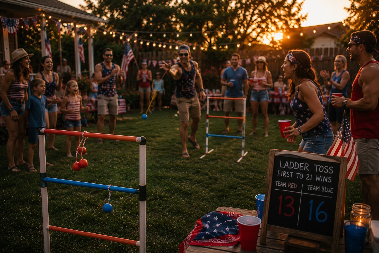 ladder toss
