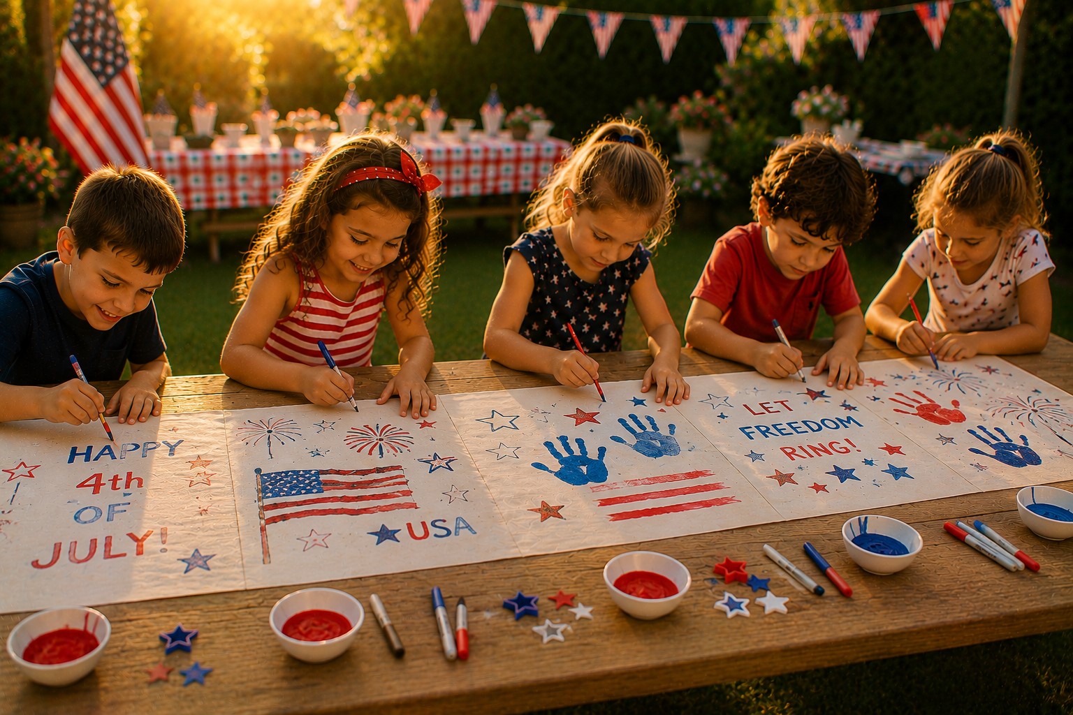 Giant Patriotic Banner