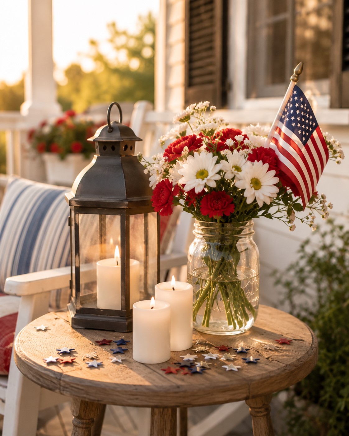 side table vignettes
