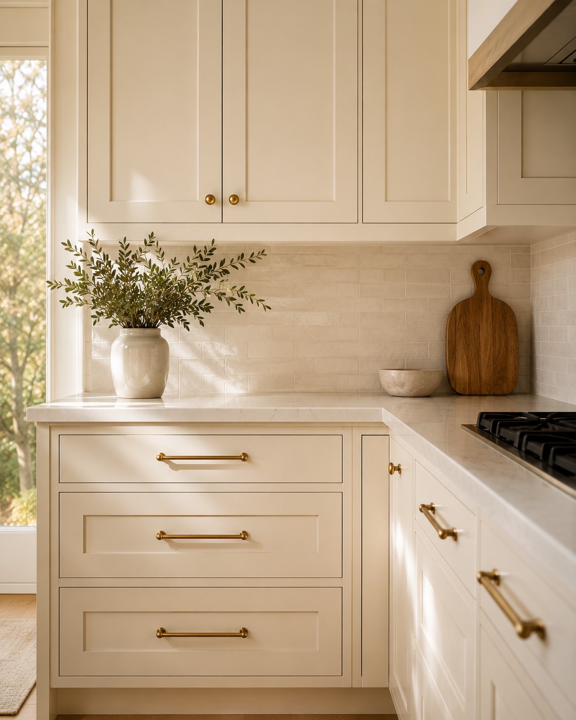 white cabinet