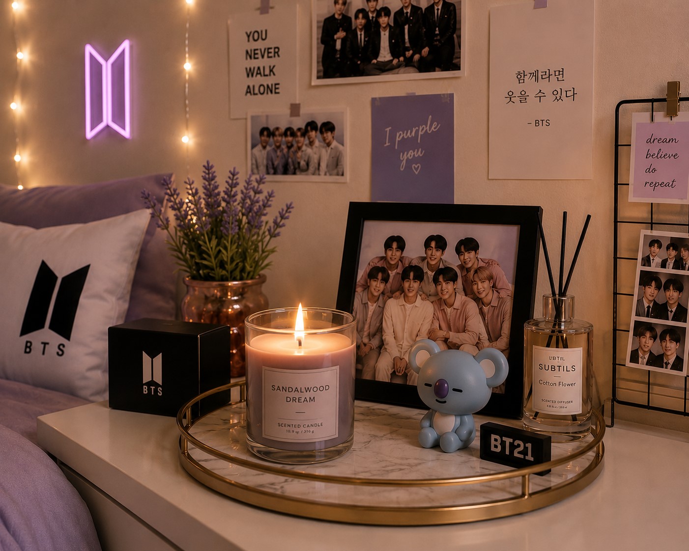 BTS Inspired Scented Candles
