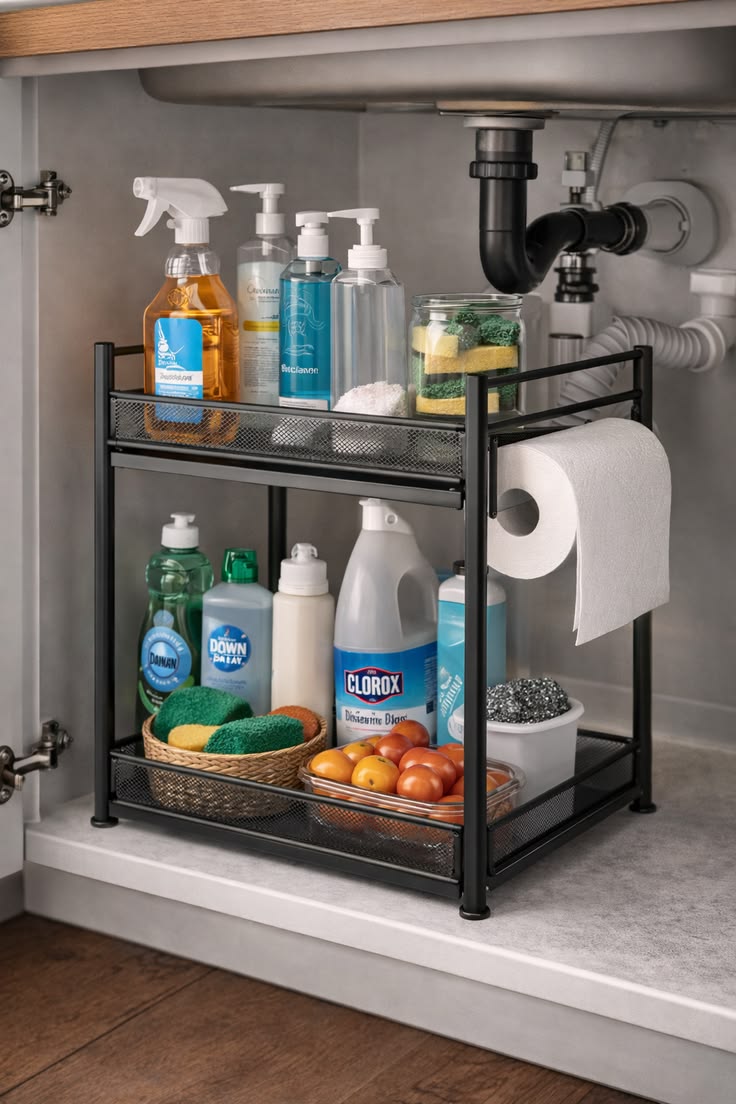 Extra Shelf Under the Sink