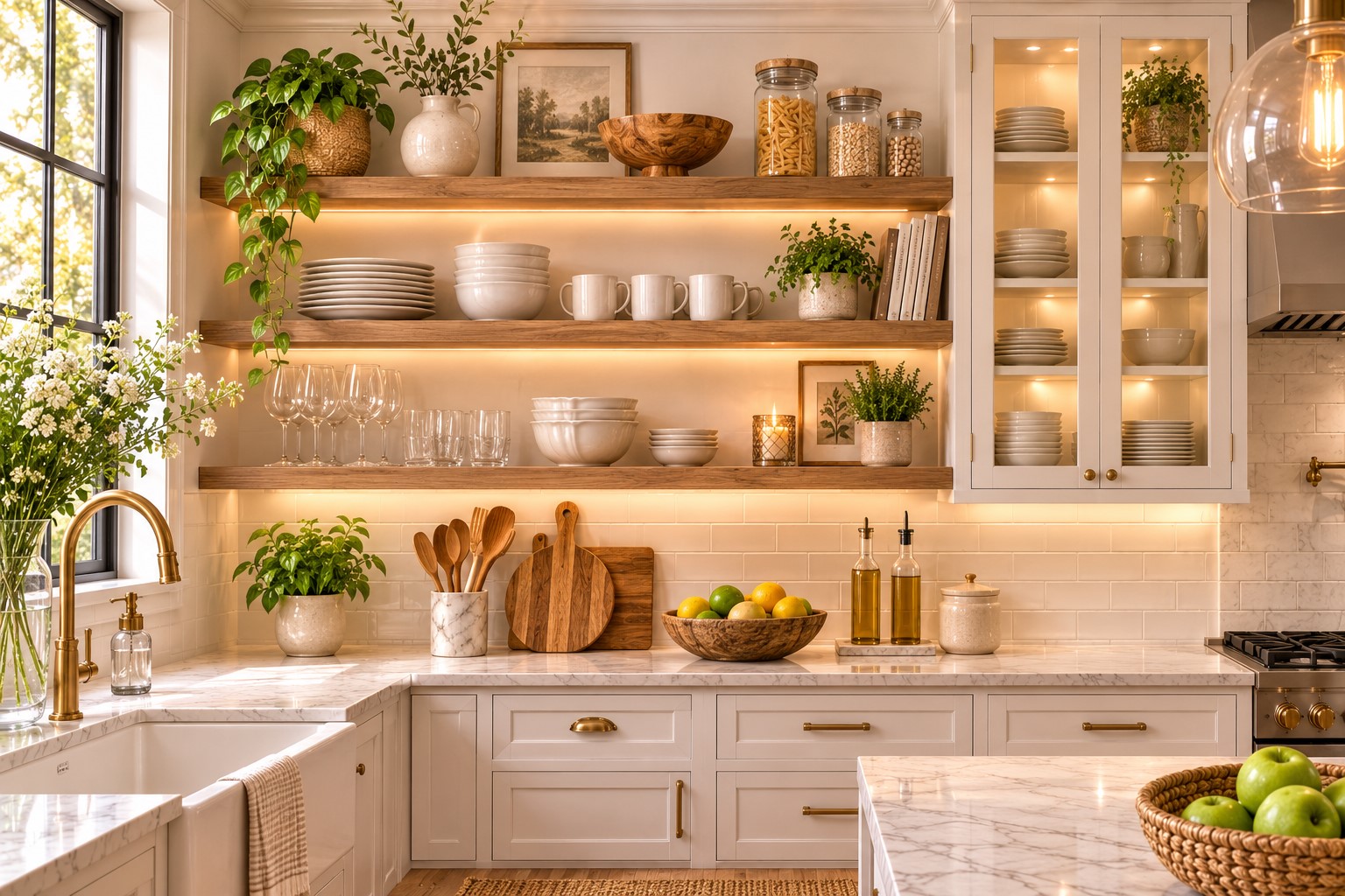 Kitchen Open Shelf