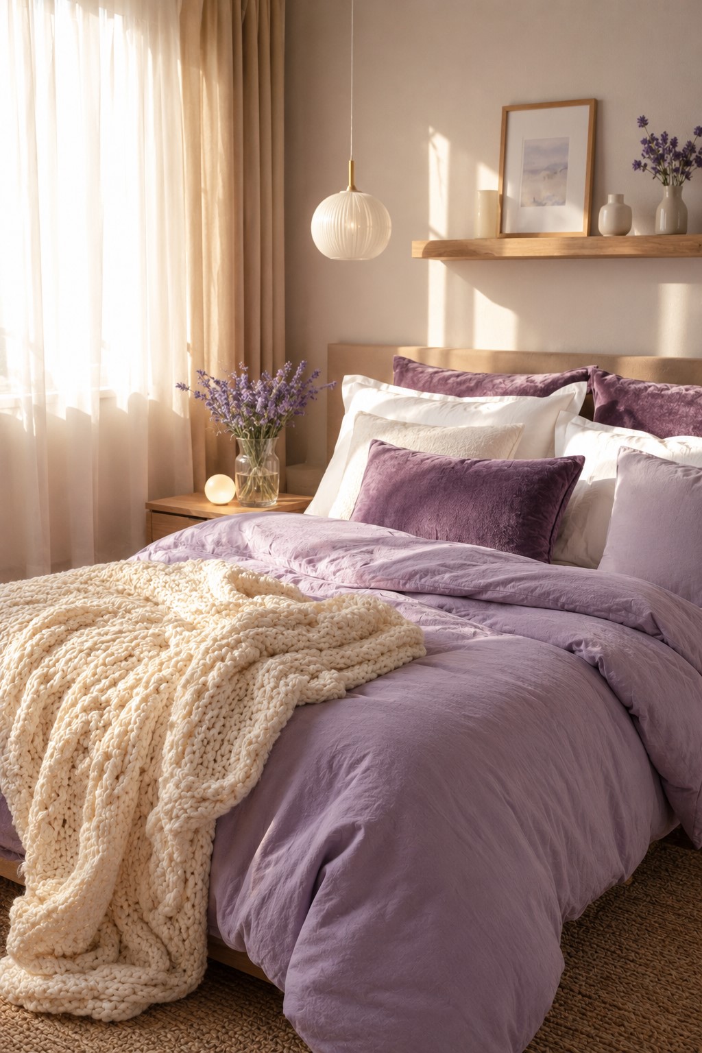 Lavender Bedding