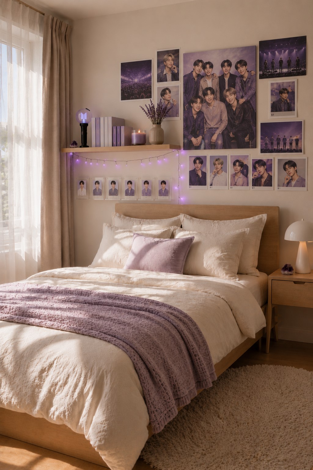 Minimalist Borahae Bedroom