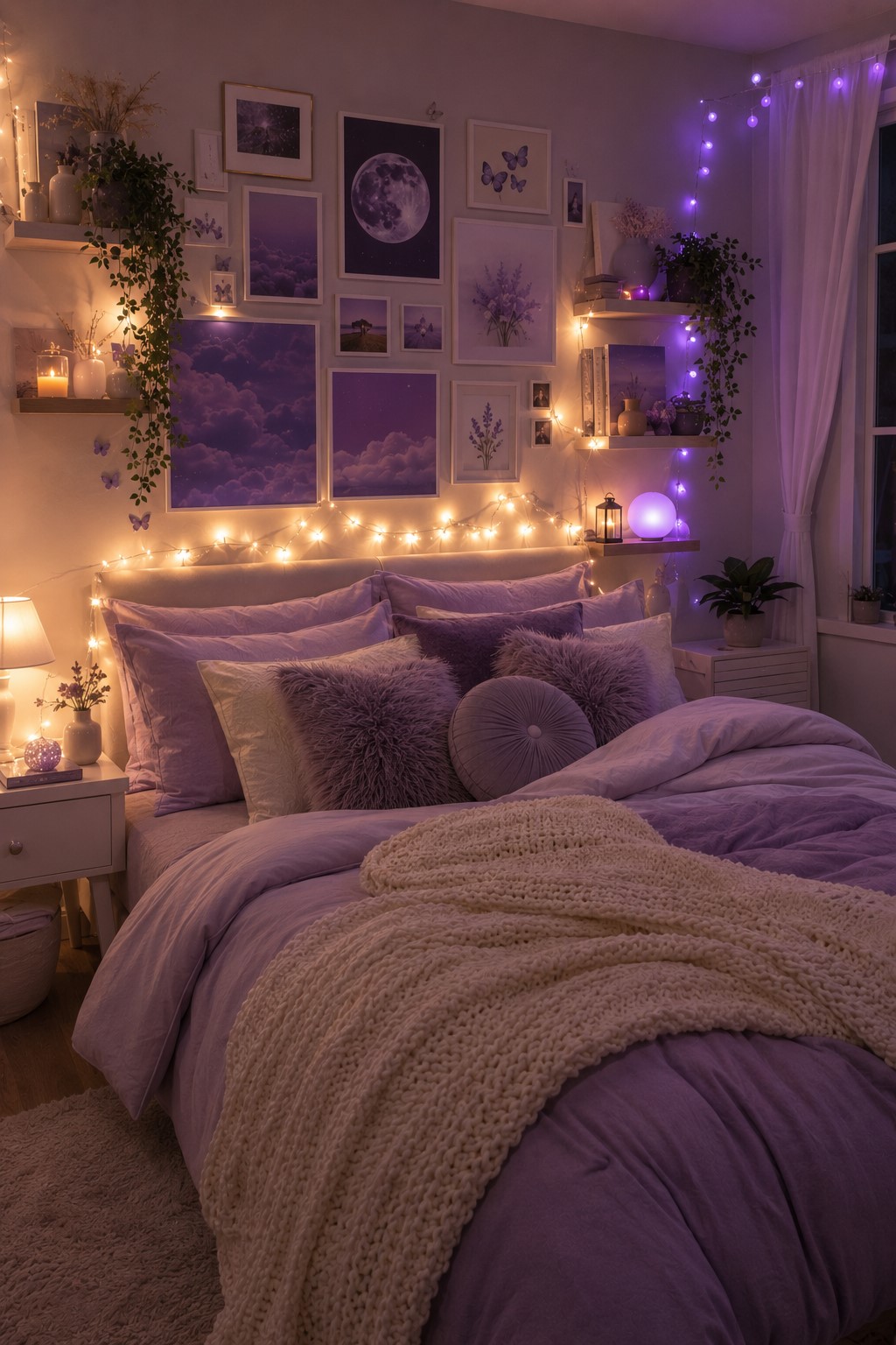 Purple Fairy Lights