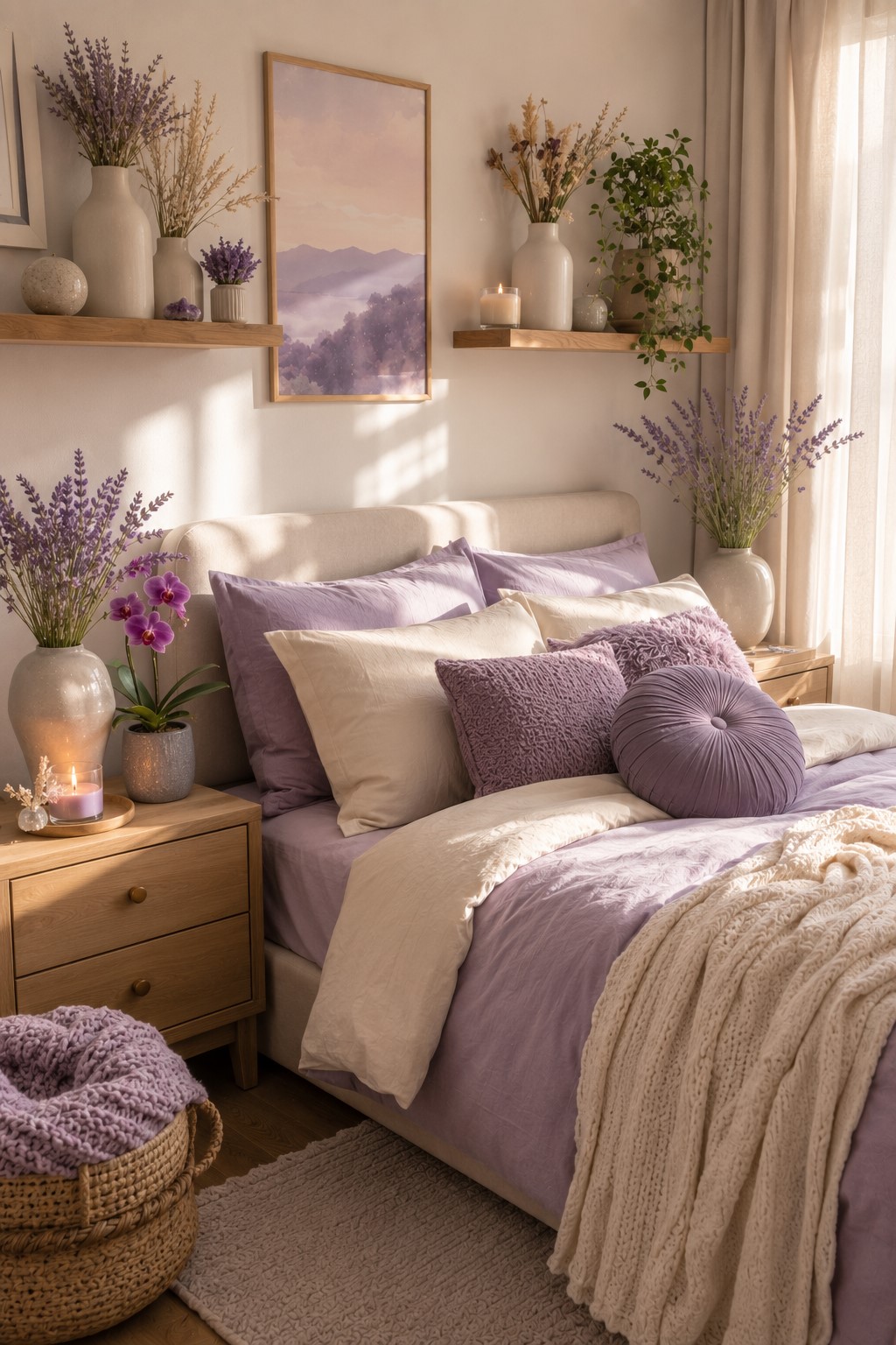 Purple Flowers and Plants