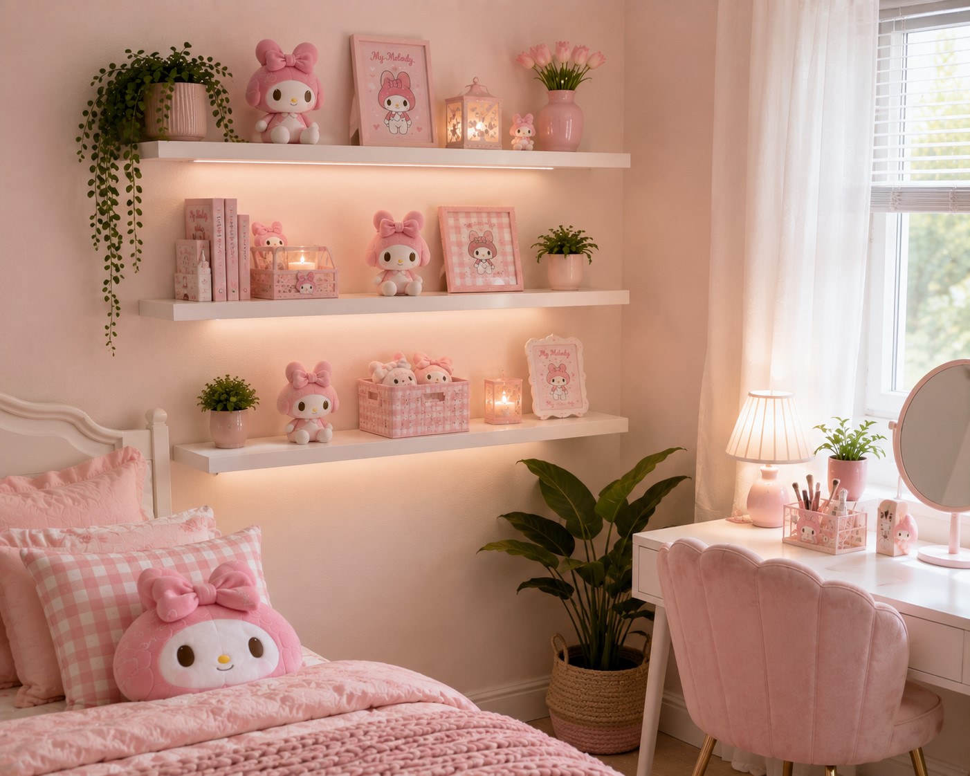 Use Floating Shelves to Save Space
