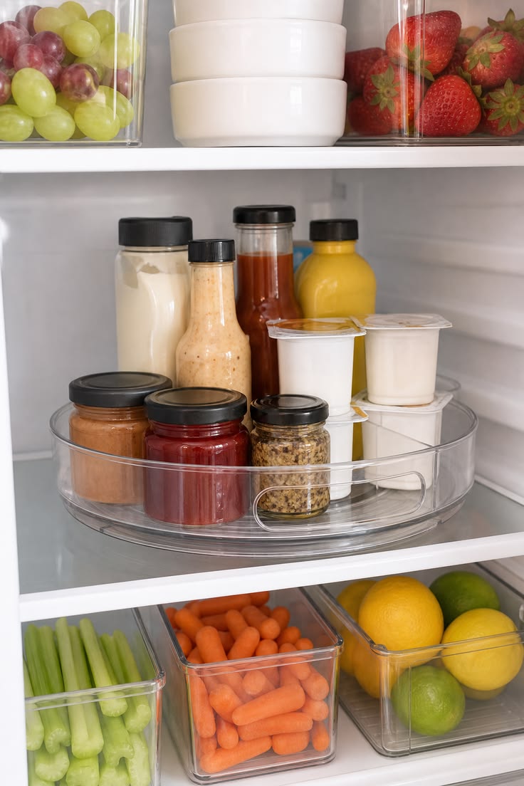 Use Turntables in the Refrigerator