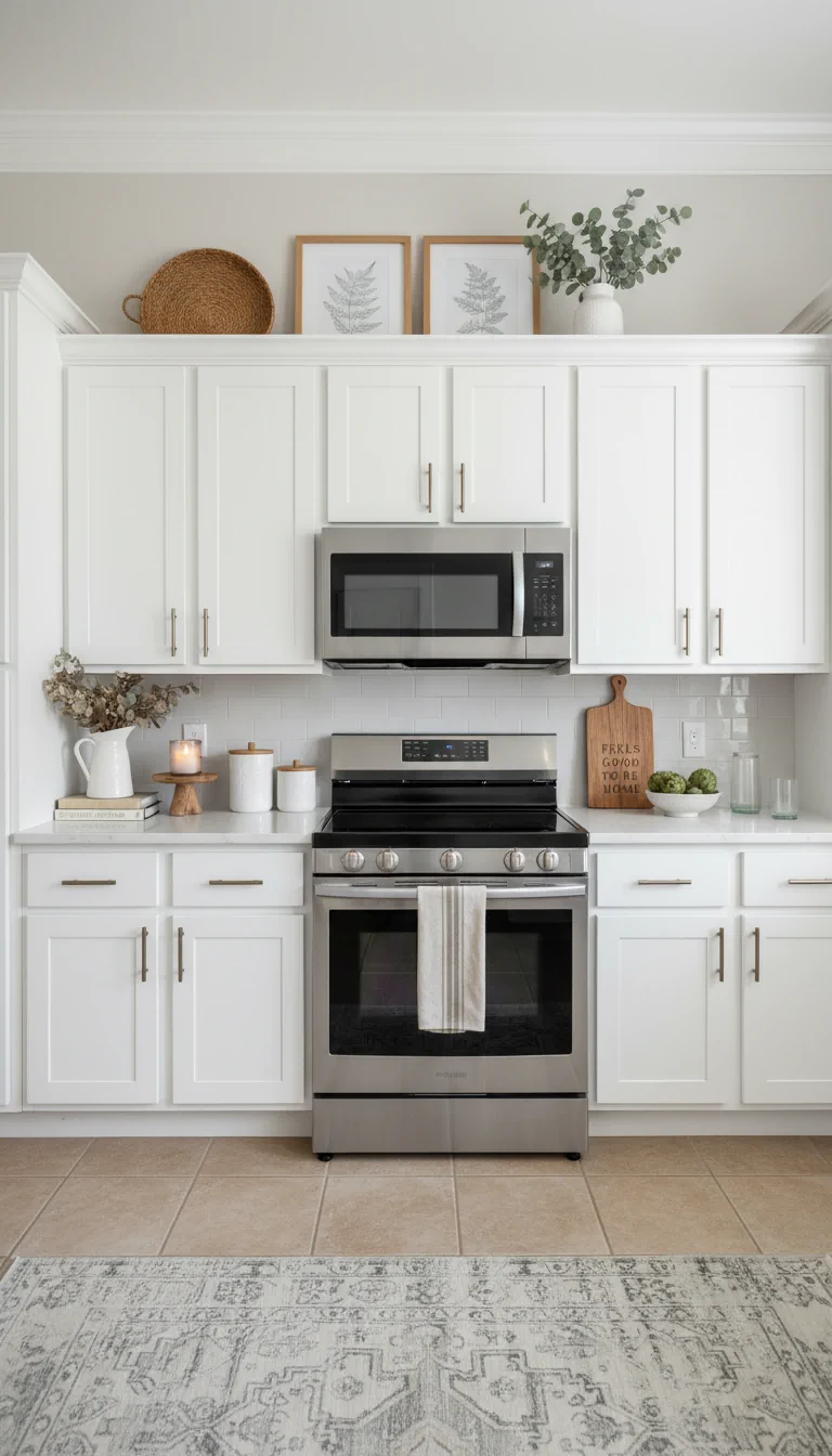 beige colored kitchen