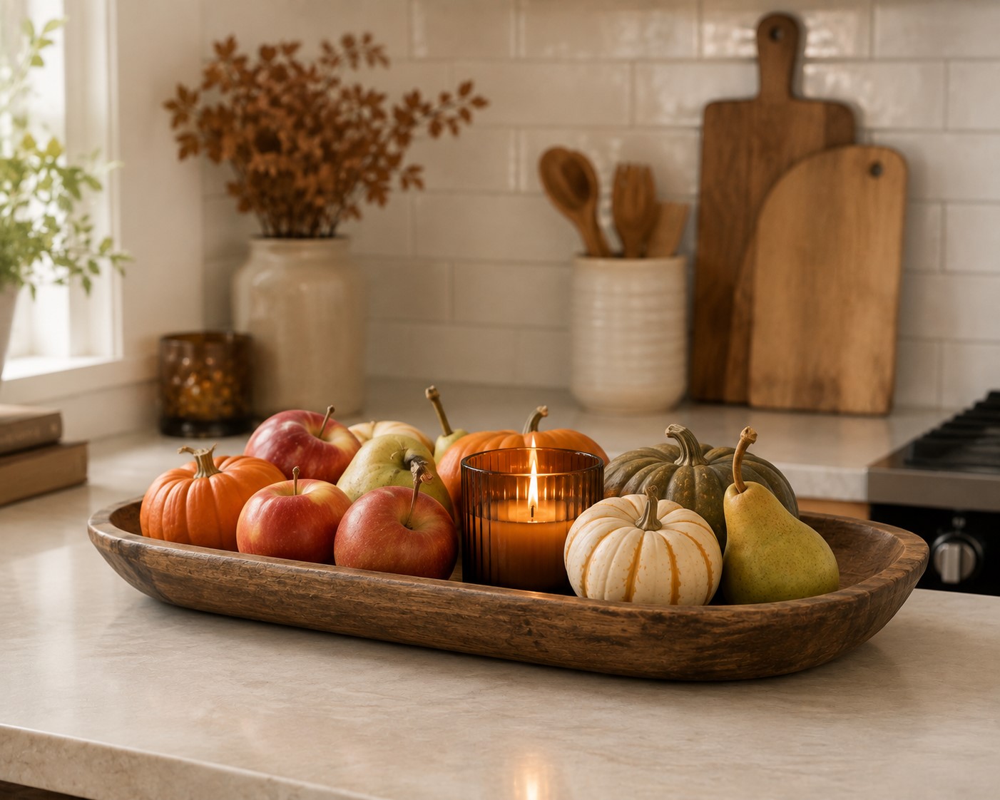 Use Seasonal Food as Decor