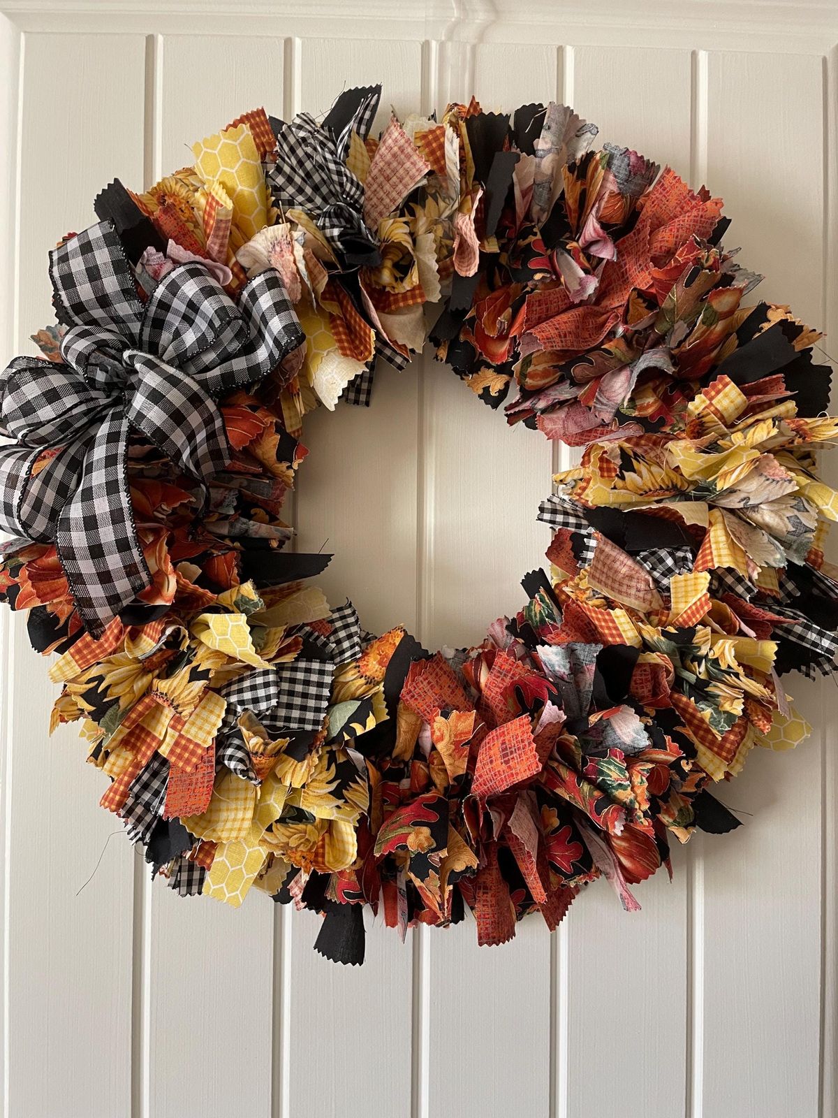 new ribbon to an old wreath