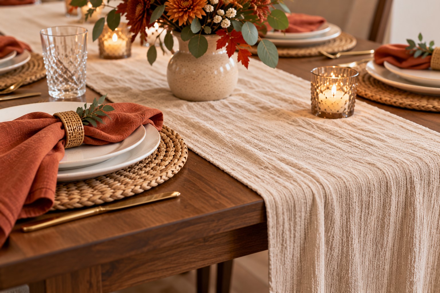 Add Fabric Instead of More Decorations