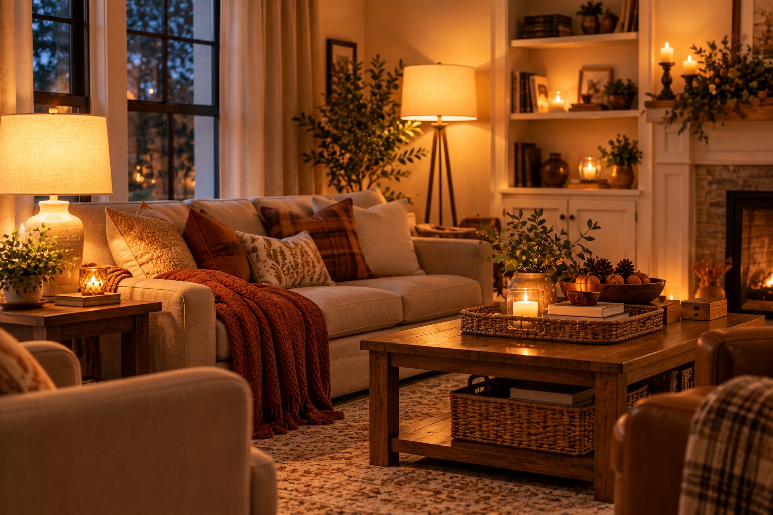 Add Soft Lighting to the Living Room