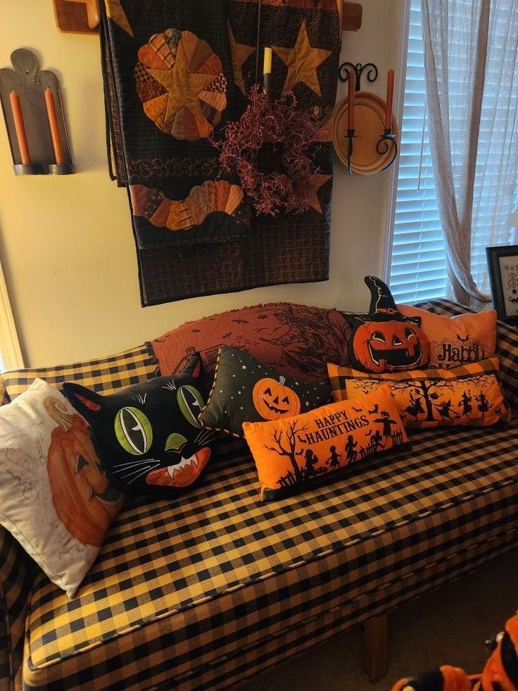 Add a Few Halloween Textiles