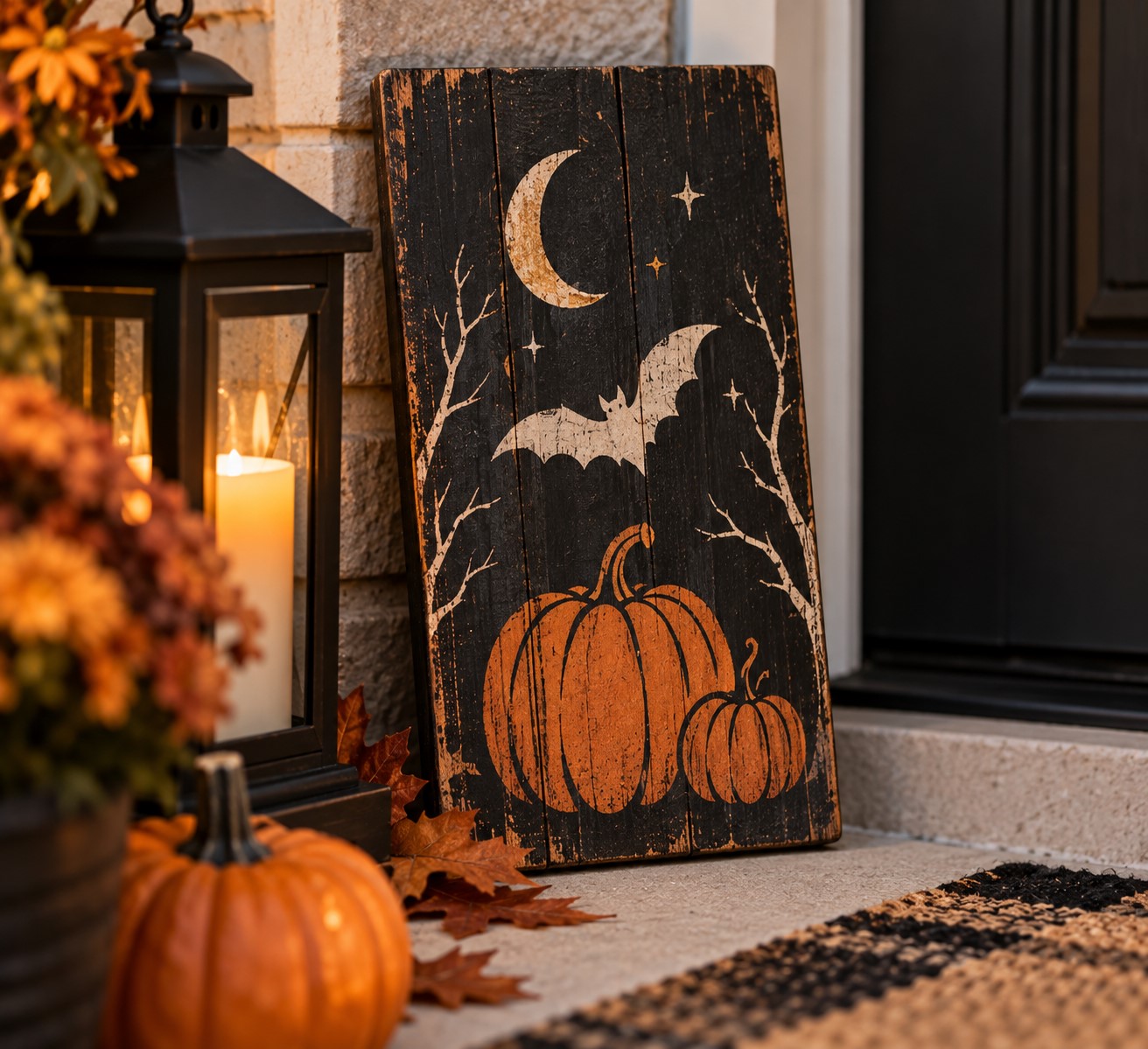 Add a Small Halloween Sign