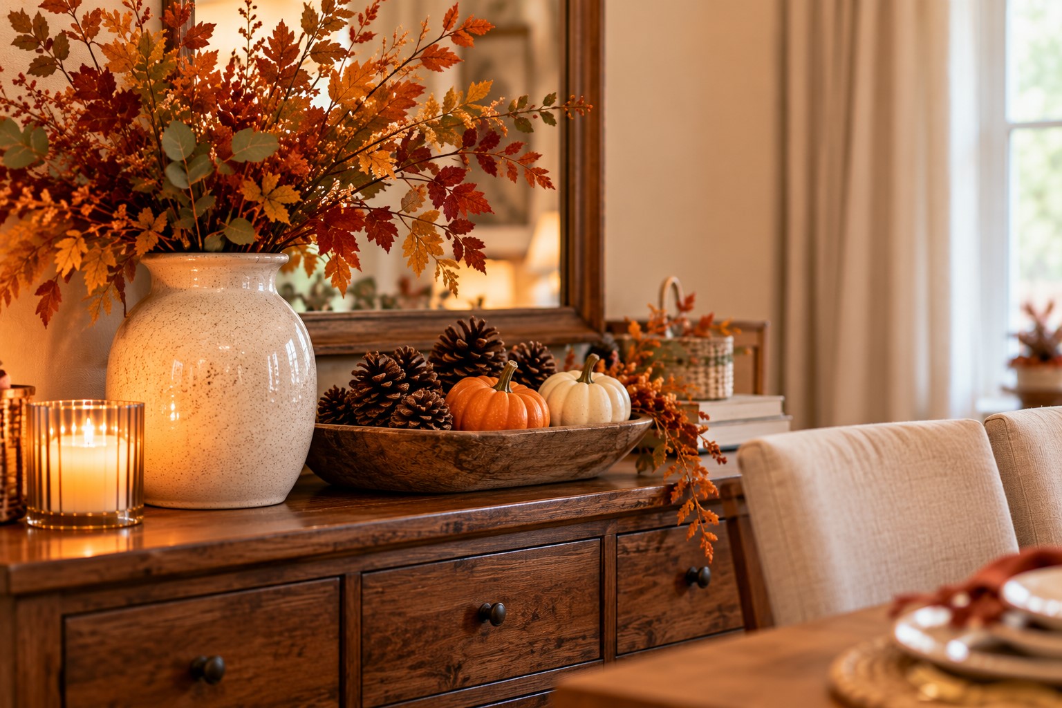 Bring Fall Decor Into the Dining Room