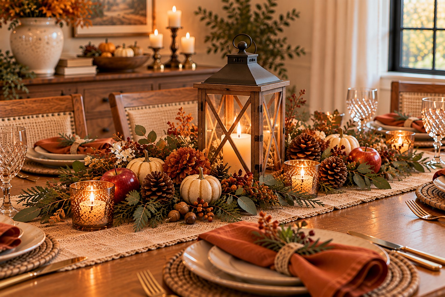 Build a Centerpiece Around a Lantern