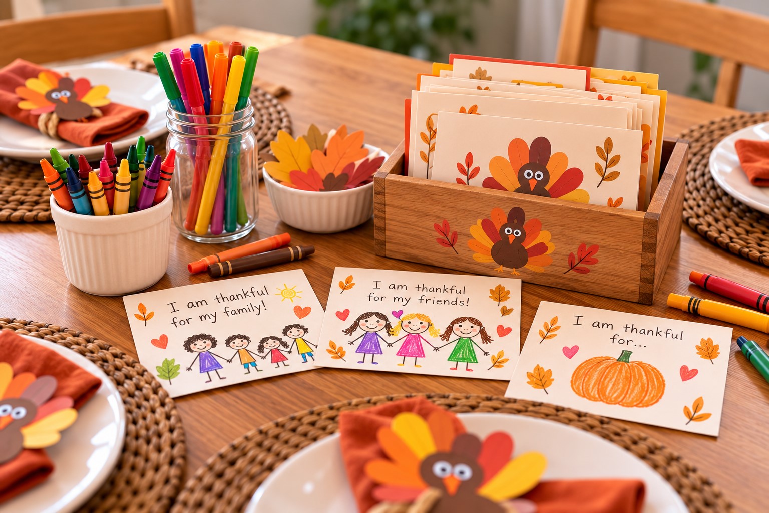 Create a Gratitude Card Station