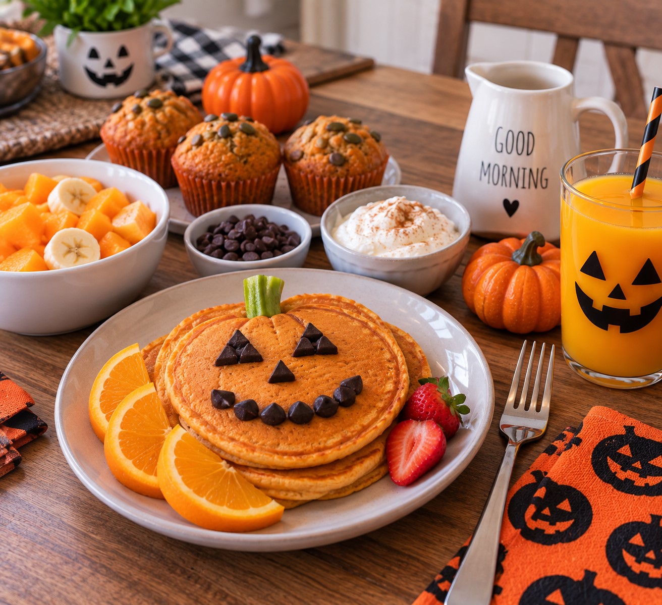 Create a Pumpkin-Themed Breakfast