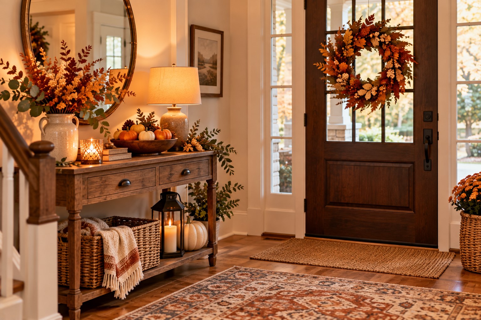 Create a Simple Thanksgiving Entryway