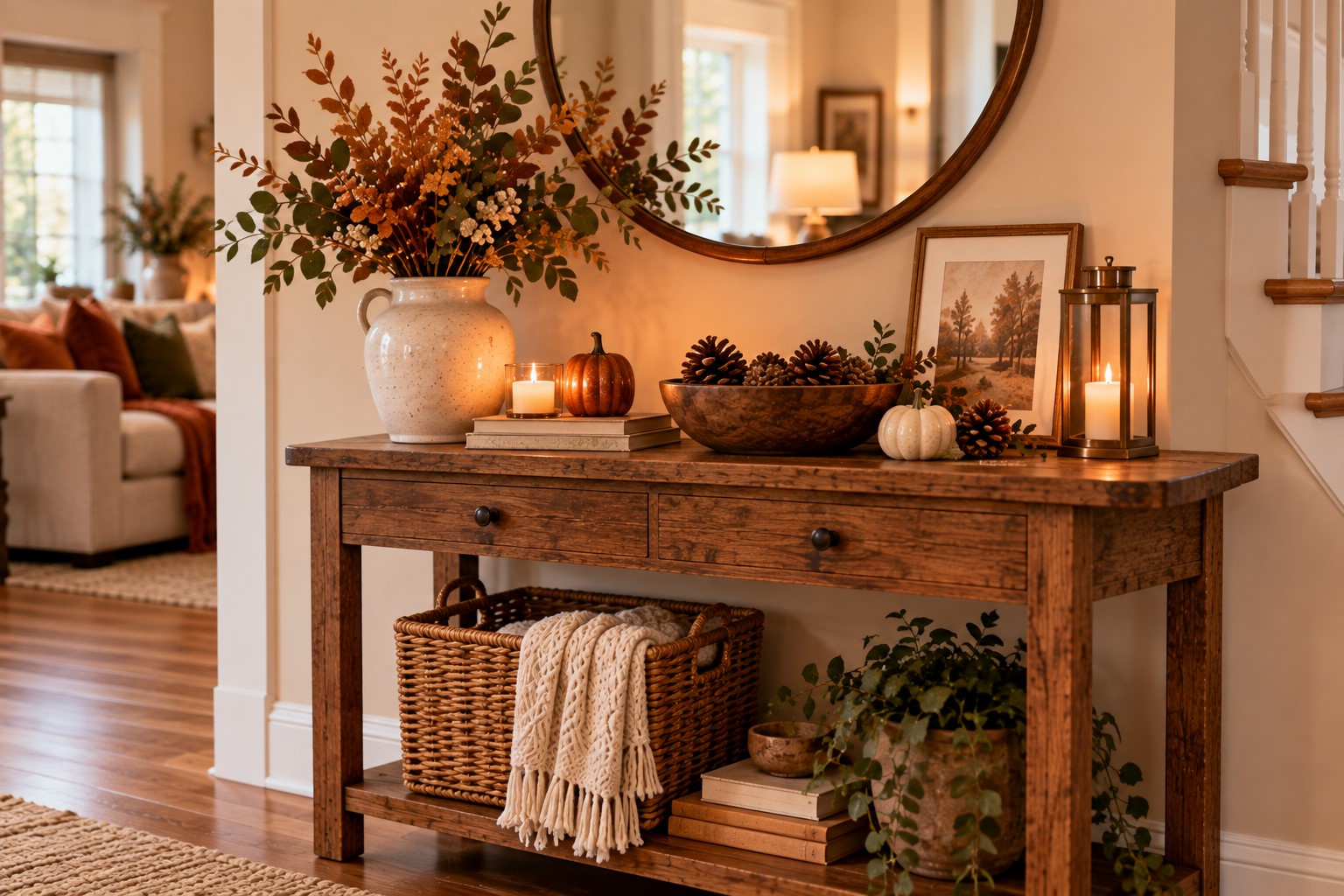 Create a Small Thanksgiving Corner