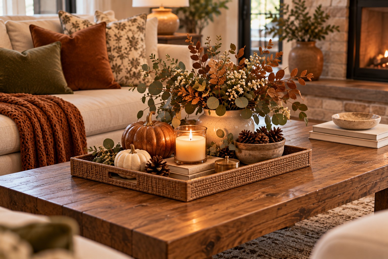 Create a Thanksgiving Coffee Table