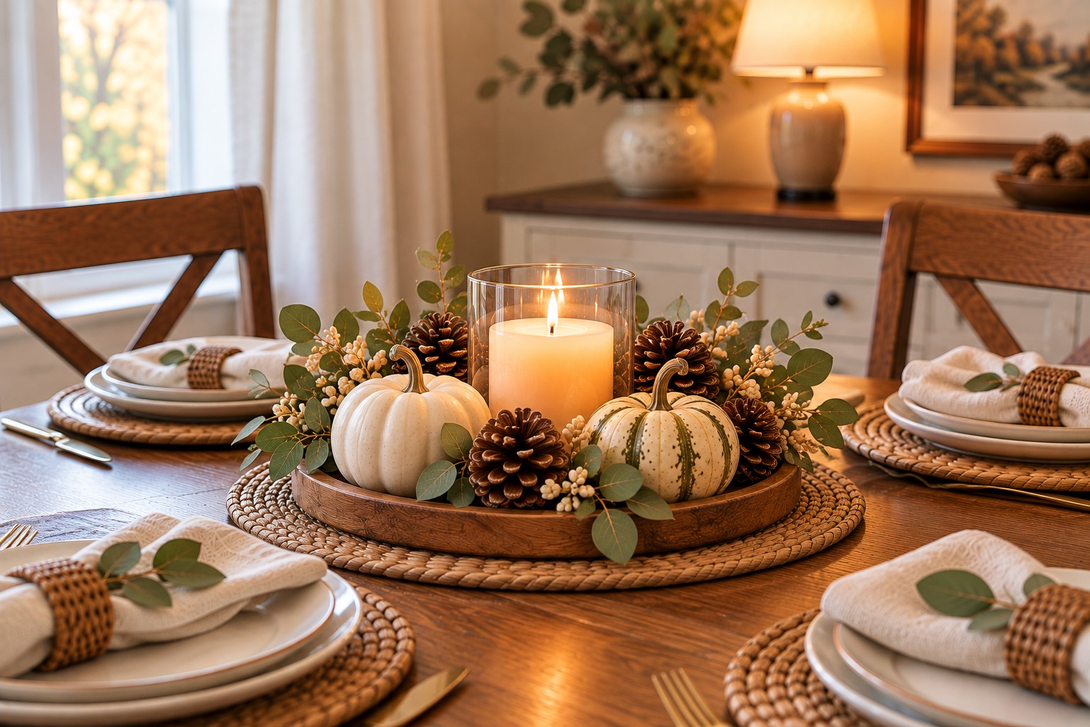 Create a Tiny Centerpiece for a Small Table