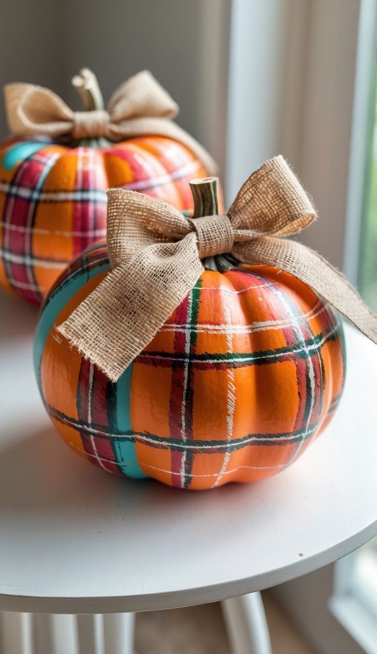 Decorate Pumpkins With Fabric