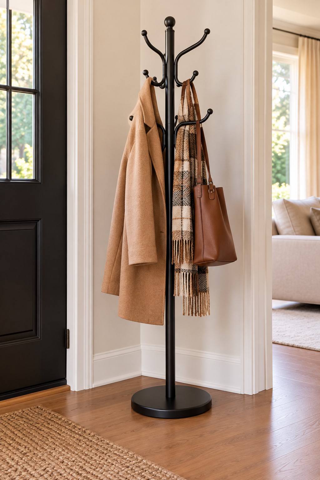 Give Guests a Place for Coats and Bags