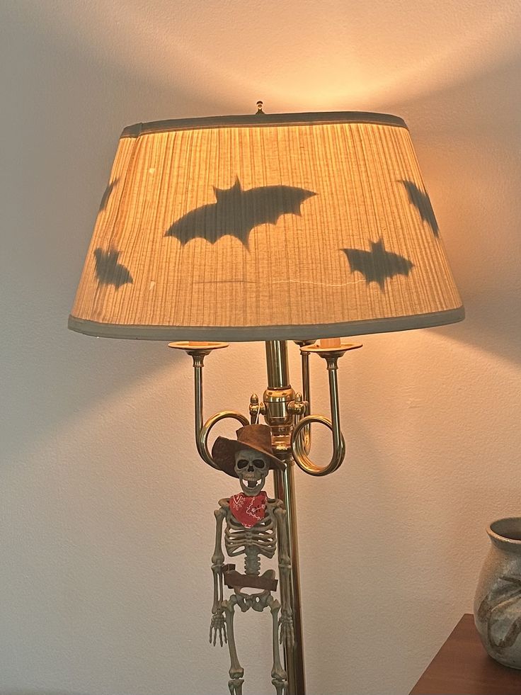 Give Your Lampshades a Halloween Touch