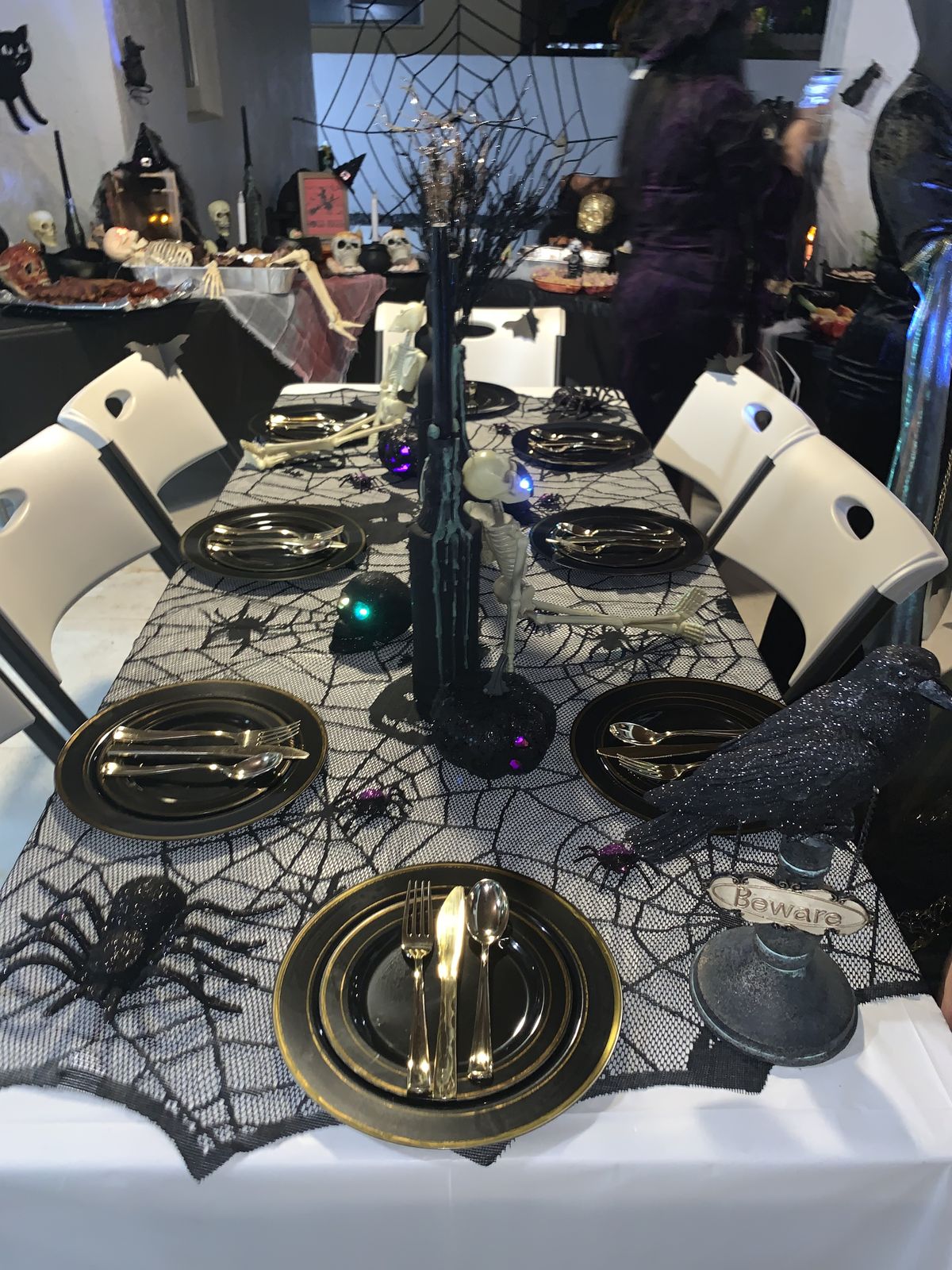 Halloween tablescapes