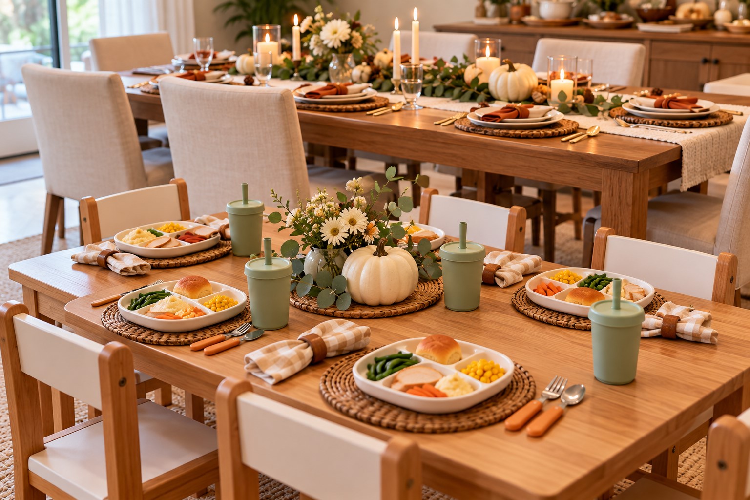 Keep the Main Table and Kids' Table Connected