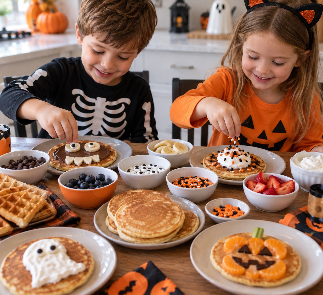 Let Kids Help Decorate Their Breakfast