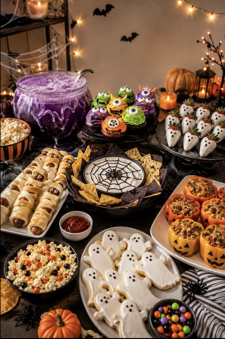 Let the Food Add the Halloween Color
