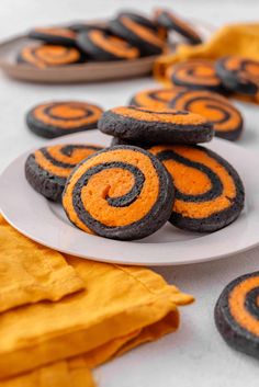 Make Black and Orange Sandwich Cookies