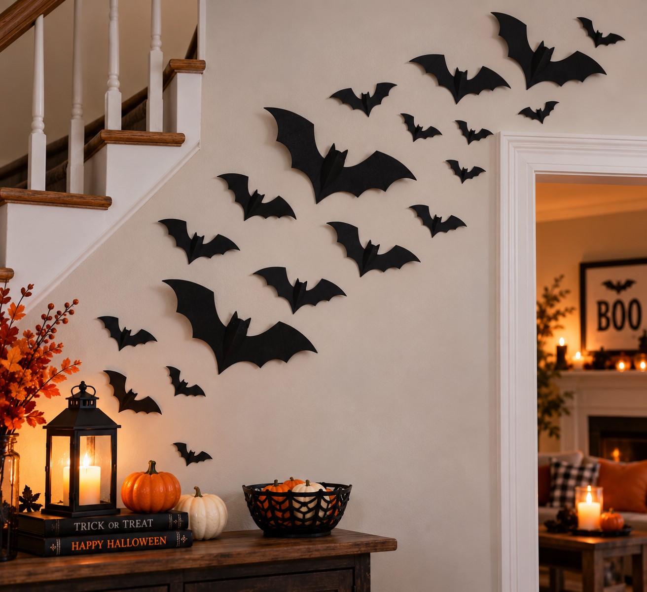 Make Halloween Bats From Foam Sheets