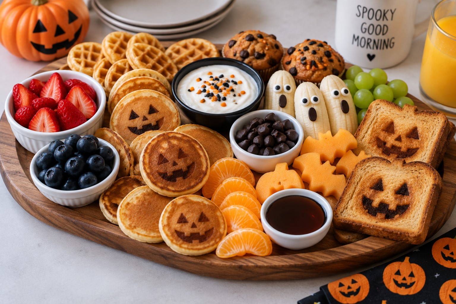 Make Halloween Breakfast Boards