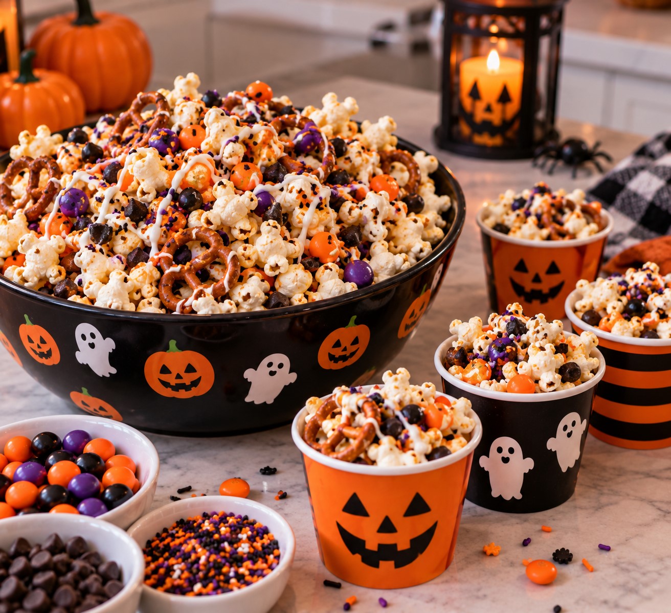 Make Halloween Popcorn