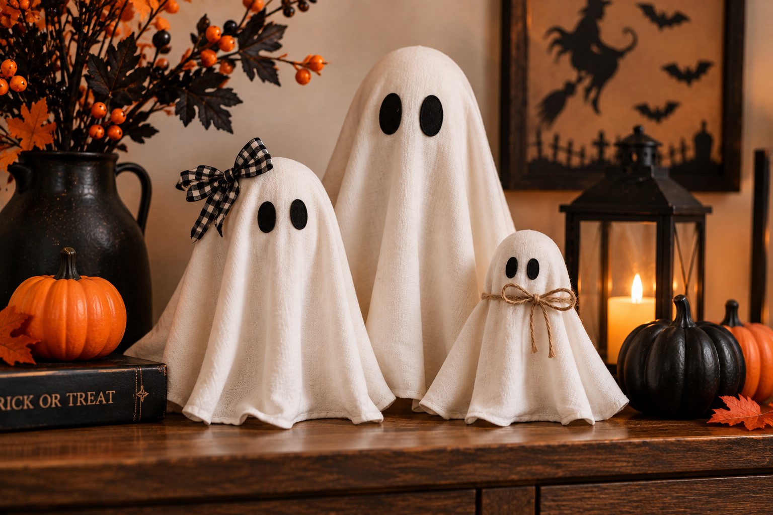Make Reusable Ghost Decorations